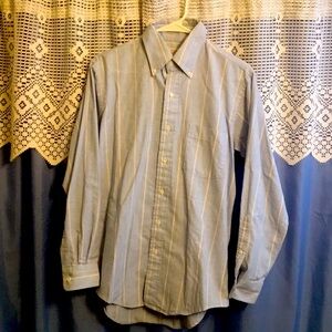 Arrow Light Blue Striped Dress Shirt